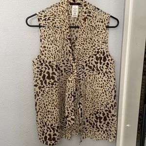 Mark. Animal print blouse size small